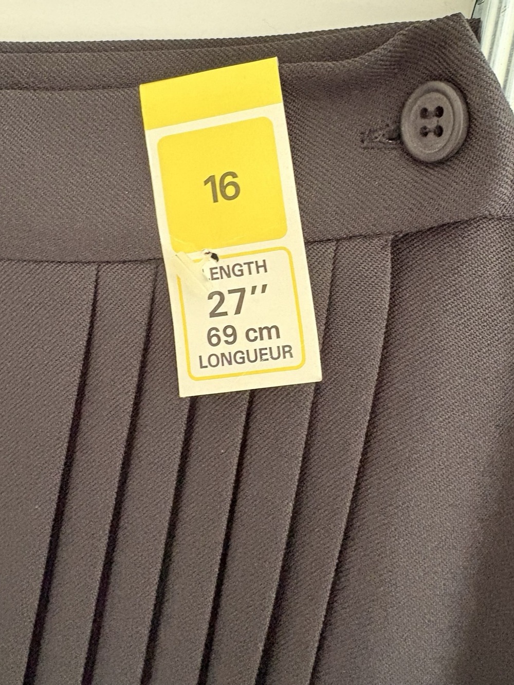Vintage St. Michael M&S Black Pleated Midi Skirt – UK 16 / US 12 – Made in Canad - Picture 8 of 14